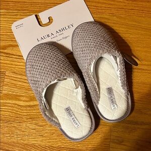Laura Ashley Taupe Foam Slippers
